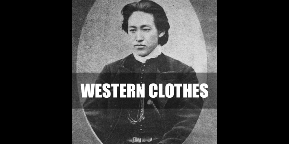 Adopt Western Clothes
