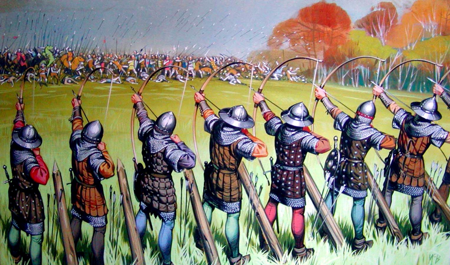 Почему в Битве при Азенкуре многие английские лучники отправлялись в бой без штанов?