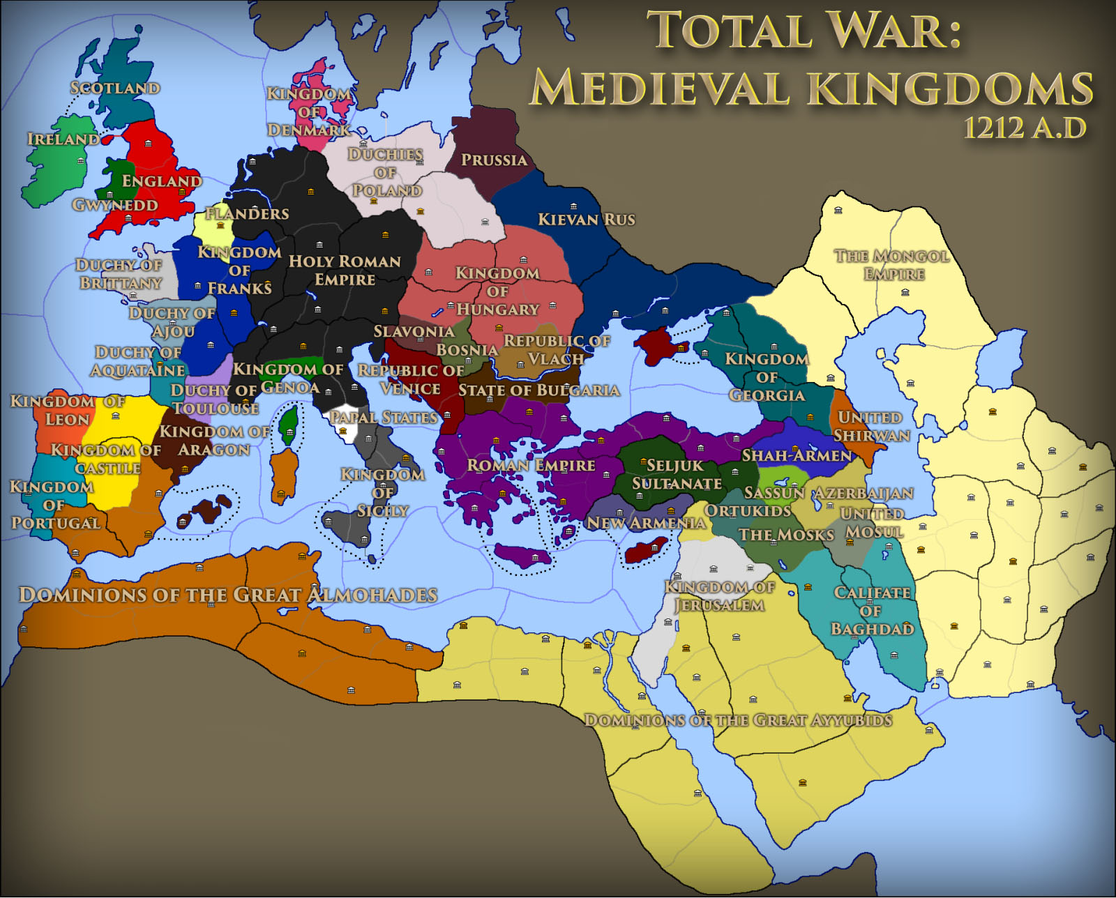 medieval kingdoms total war 1212 ad units