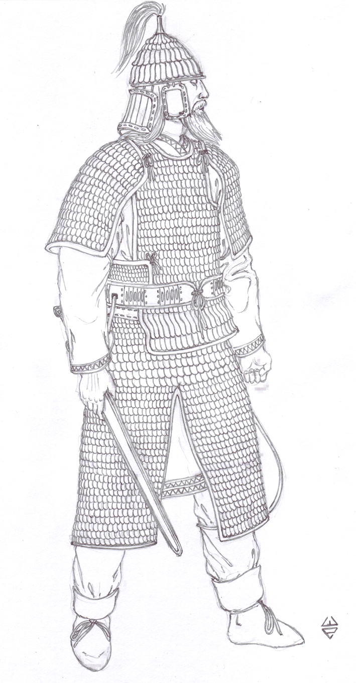 Tribal warrior, Ancient warfare, Military drawings