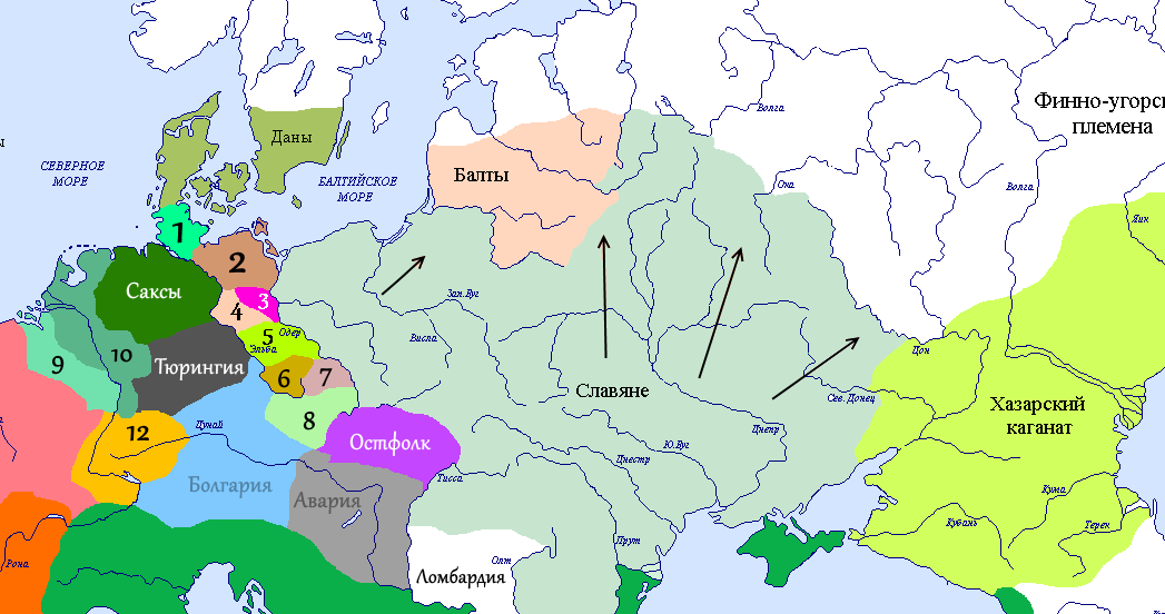 Война племен карта племен