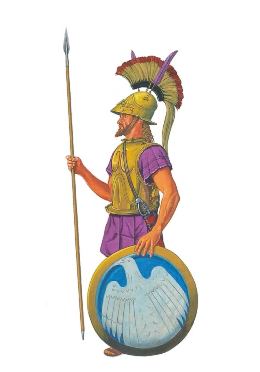 hoplite shield excavated