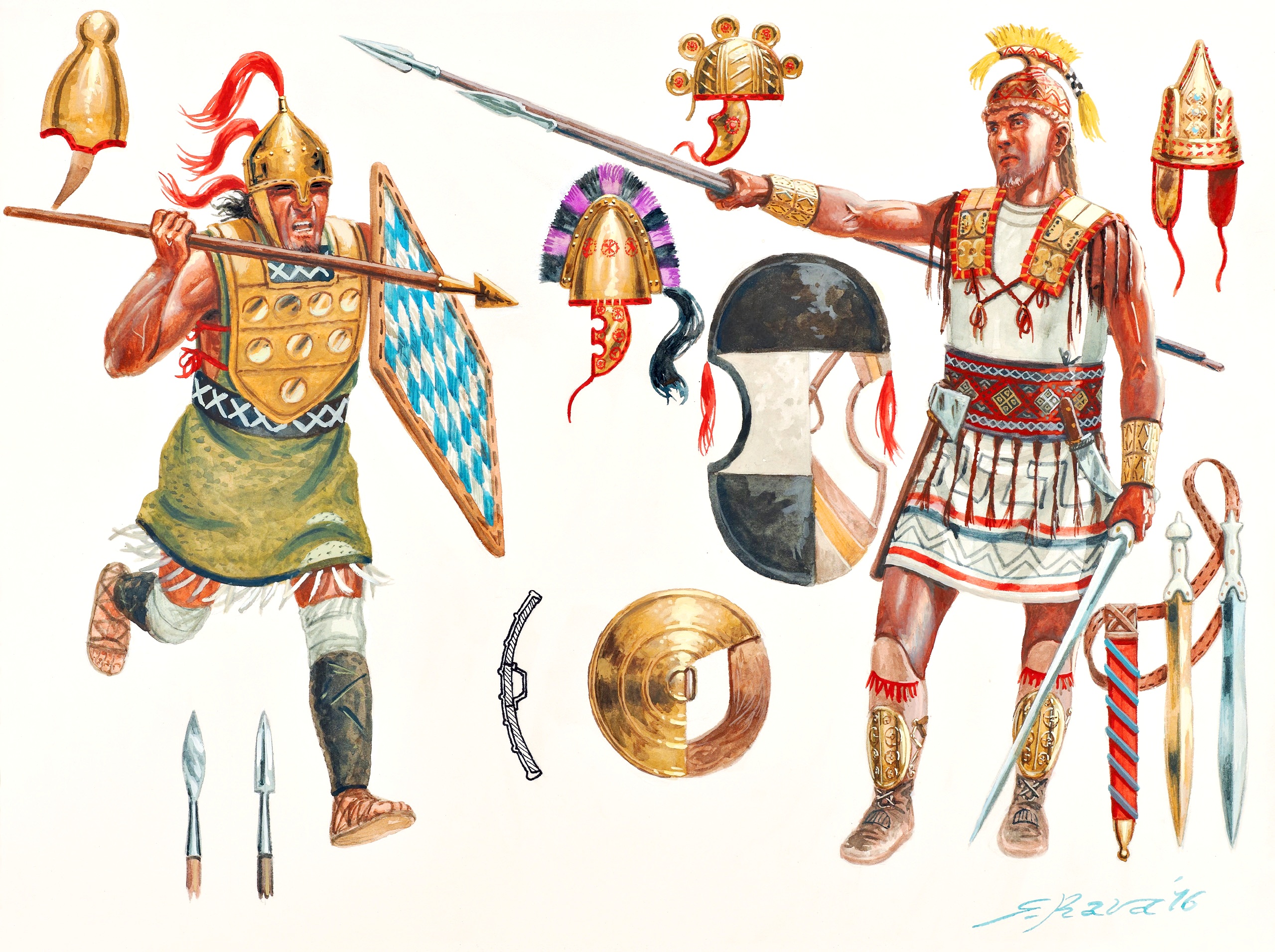 Воин бронзового века Микены