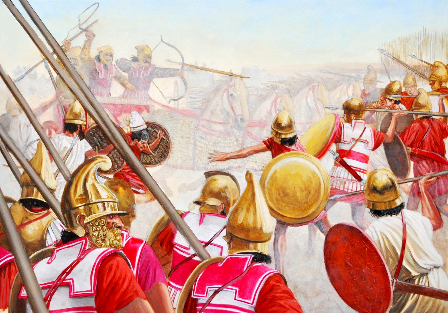 Македонский пехотинец. Македония битва при Гавгамелах.