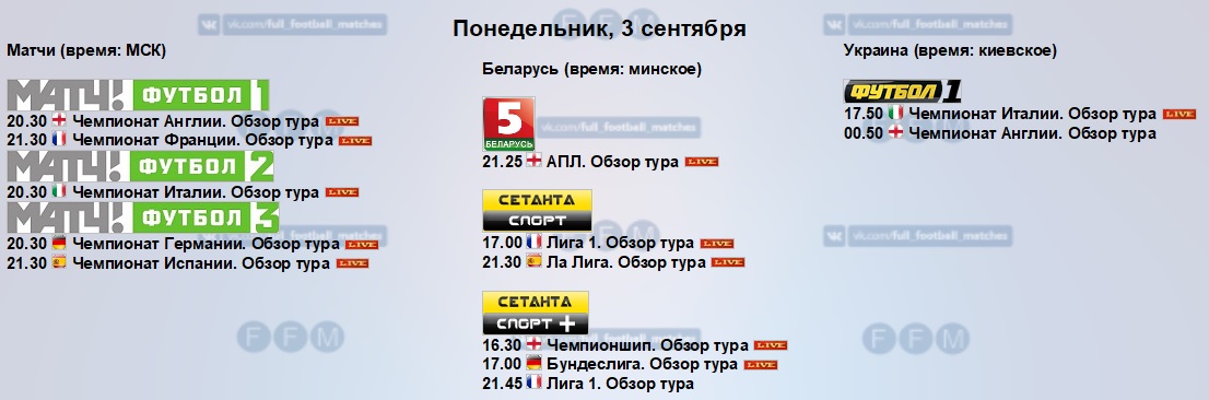 Программа передач на сетанте. Программа передач на сетанте
