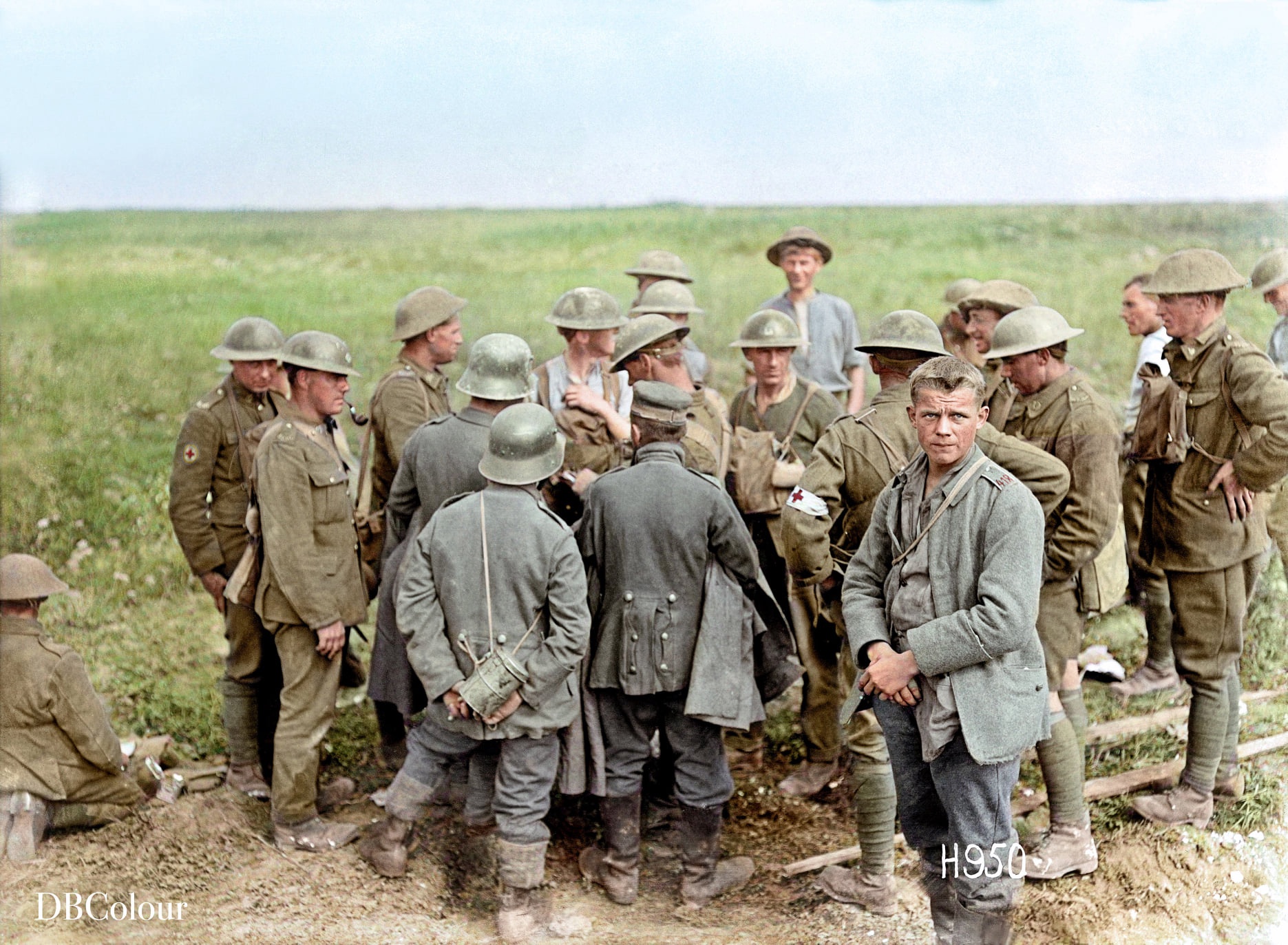 Пленные немецкие солдаты первая мировая война